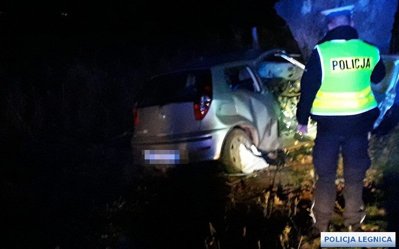 wypadek samochodowy Legnica